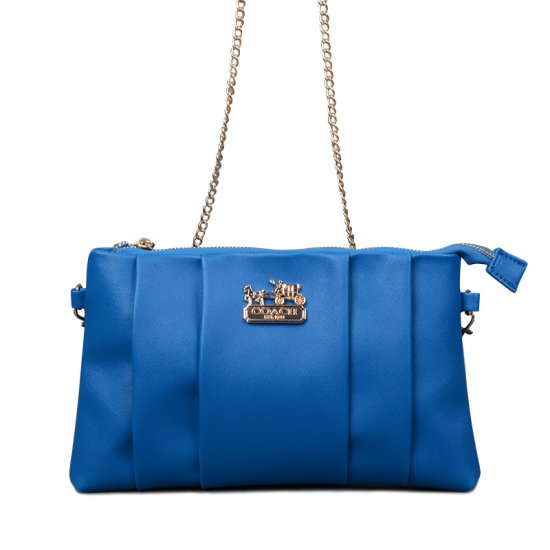 Coach Kylte In Saffiano Small Blue Crossbody Bags EKU | Coach Outlet Canada